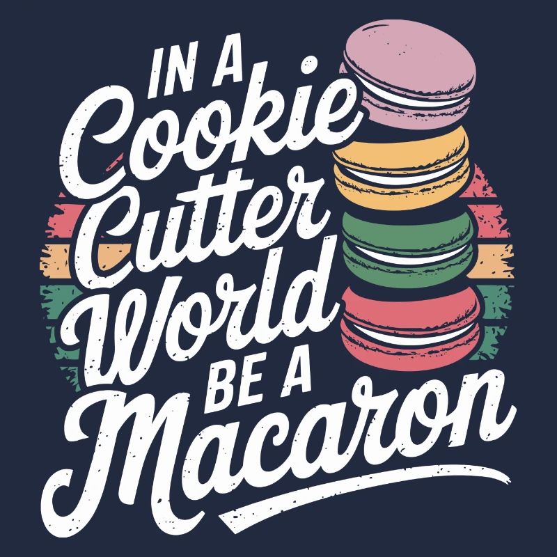 Soyez comme un macaron coloré