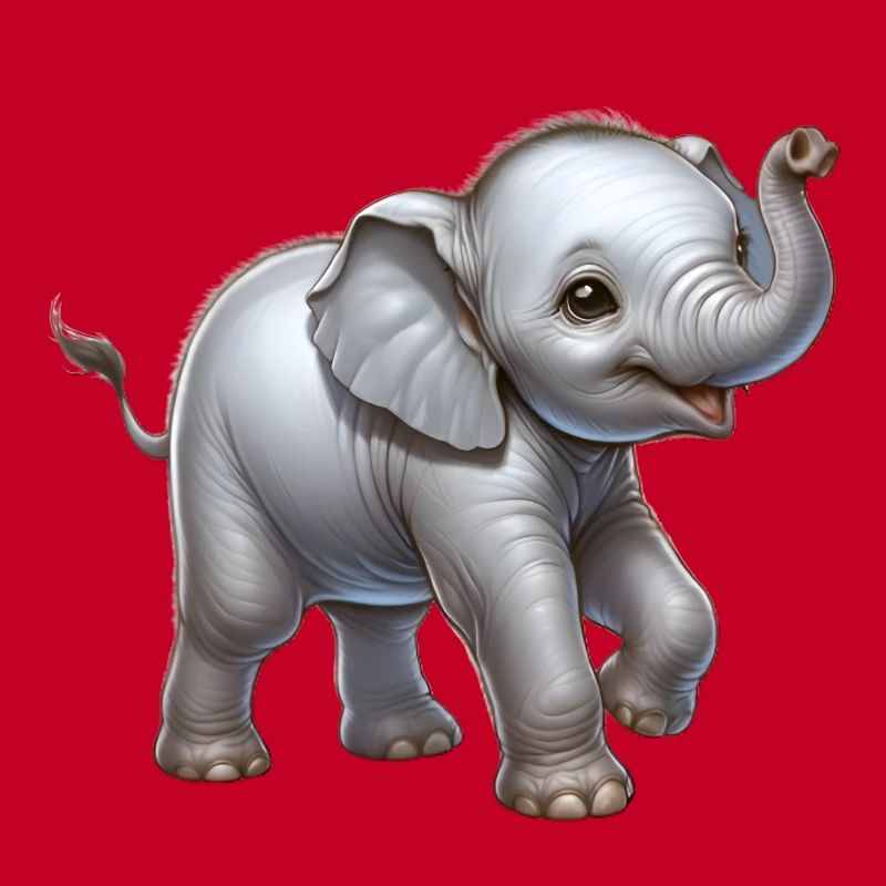 Conception d’éléphant mignon (bébé éléphant)