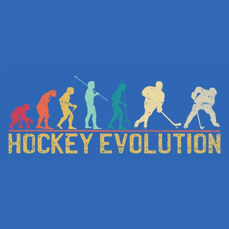 Conception de la silhouette Hockey Evolution