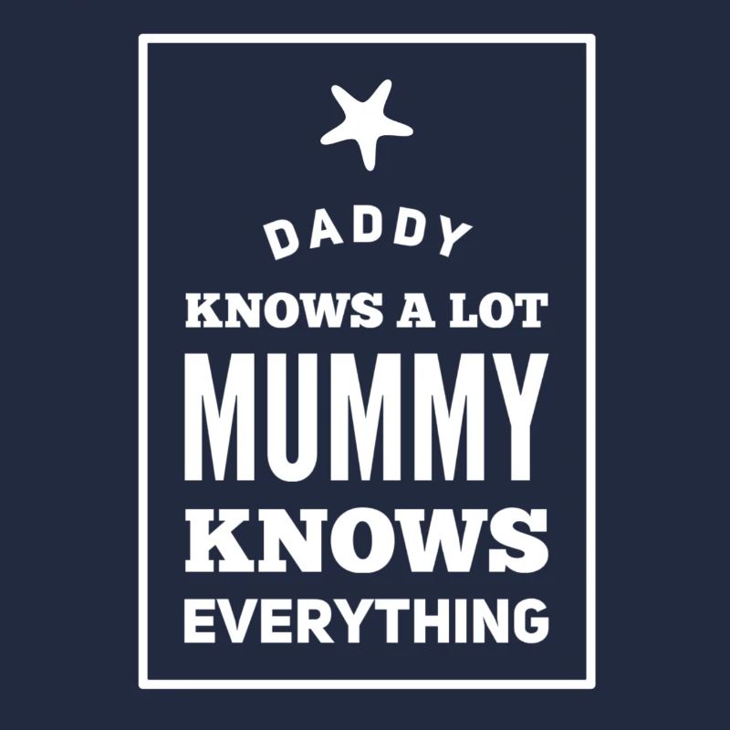 DADDY knows a lot MUMMY knows everything