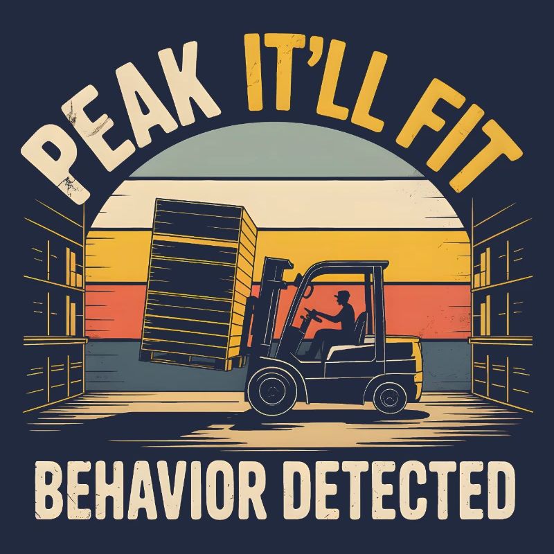 Wird schon passen | Staplerfahrer Humor