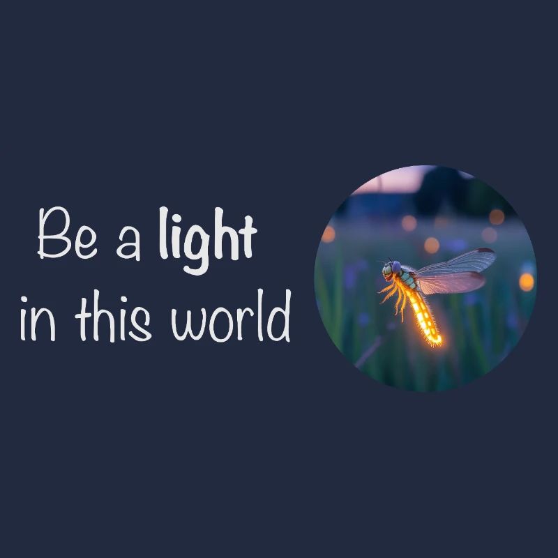 Be a light in this world – fireflies