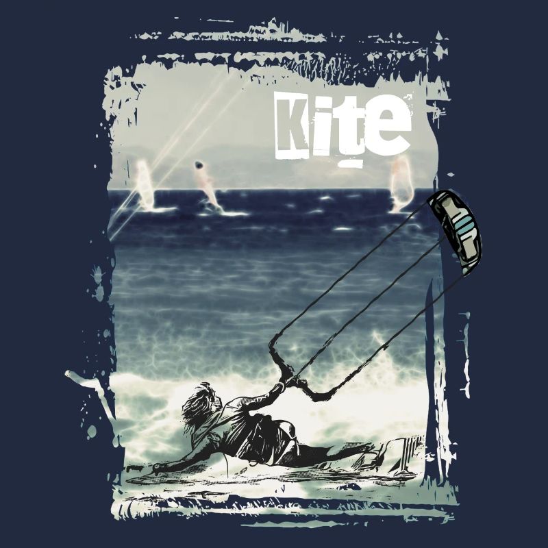 Kitesurfer kite glider
