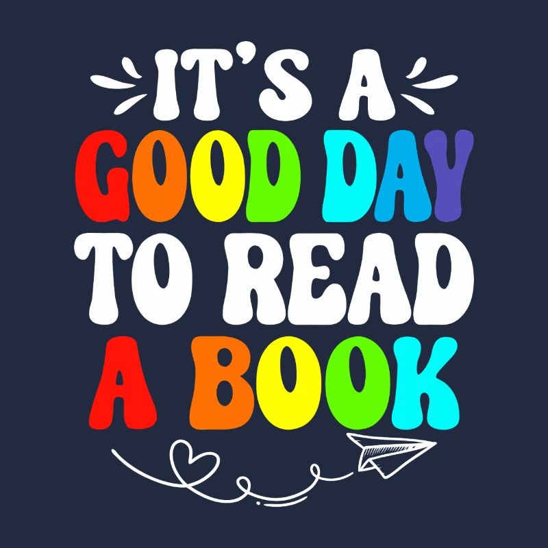 Rainbow Reading Day Quote Tee