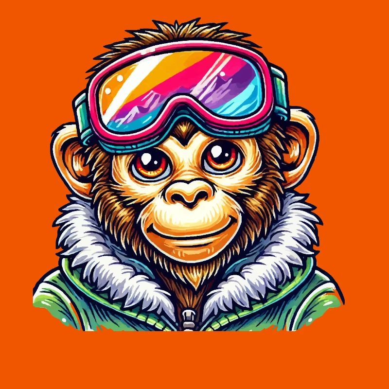 Monkey Ski Goggles