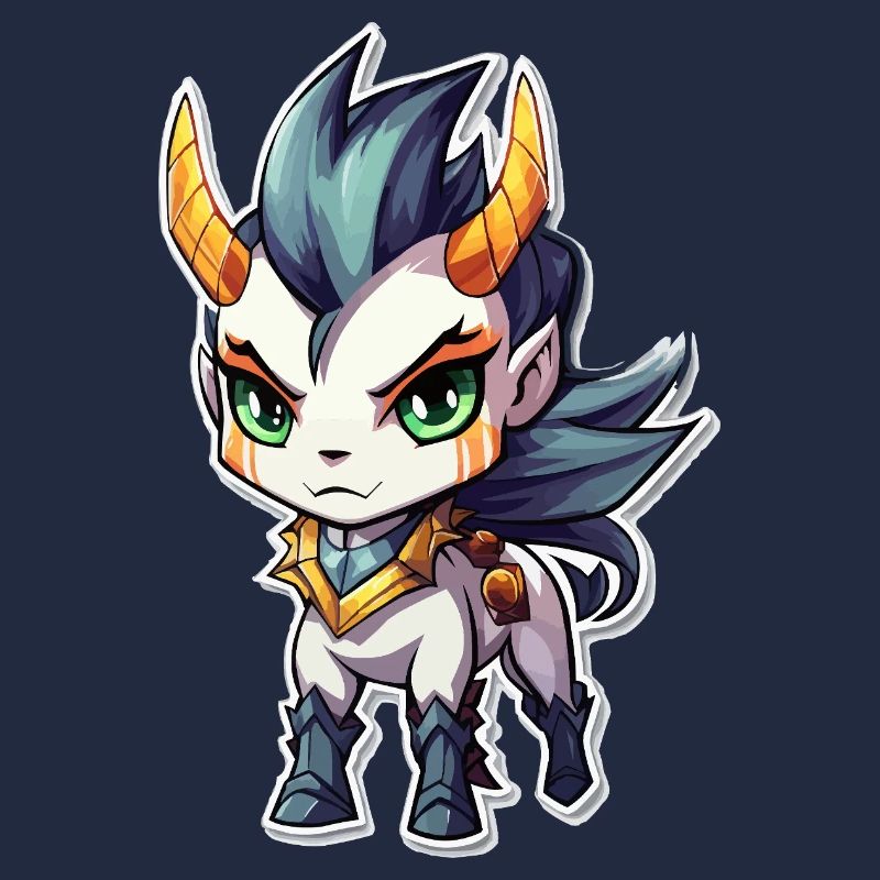 Chibi Dämonenpferd