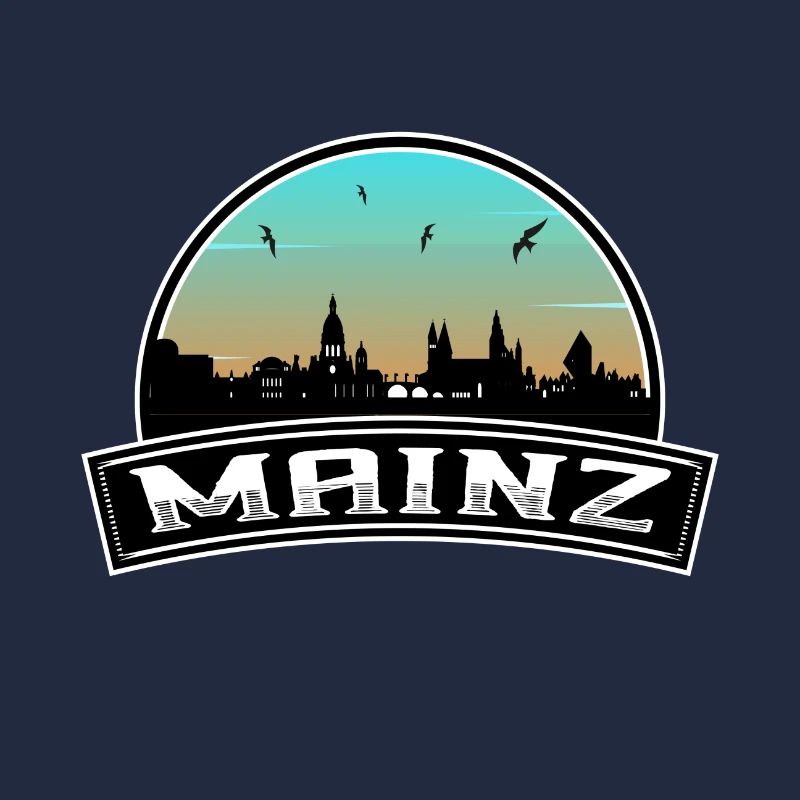Mainz Germany Skyline German Souvenir