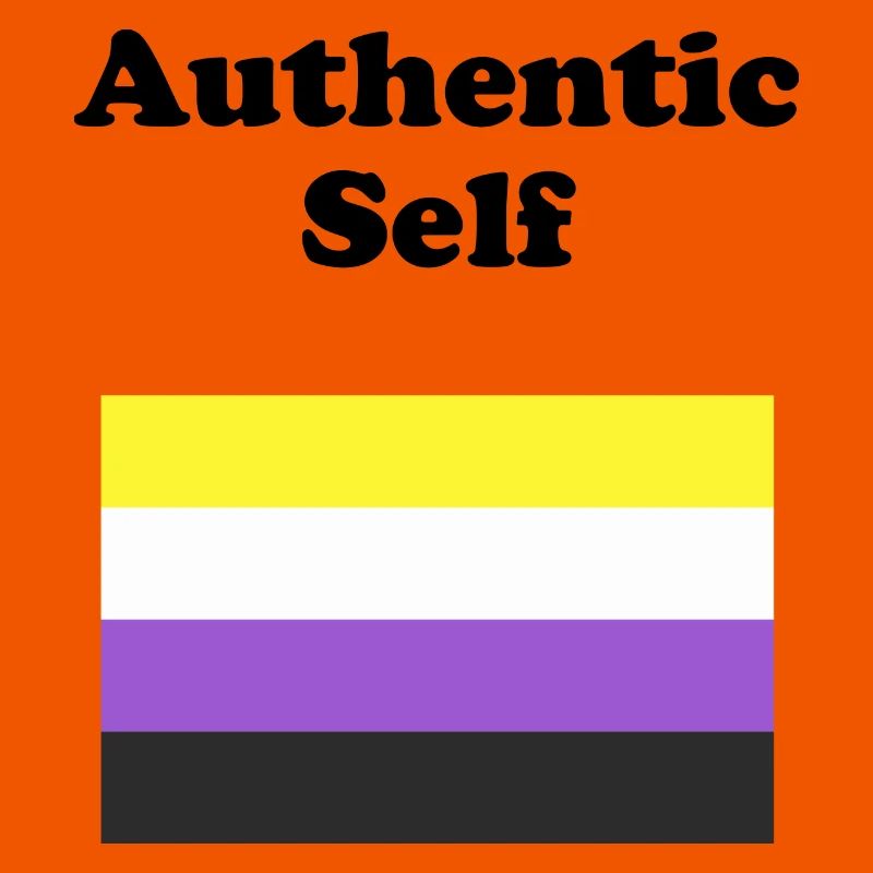 Non Binary Flag Authentic Self