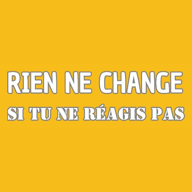 Nothing changes if you don't react