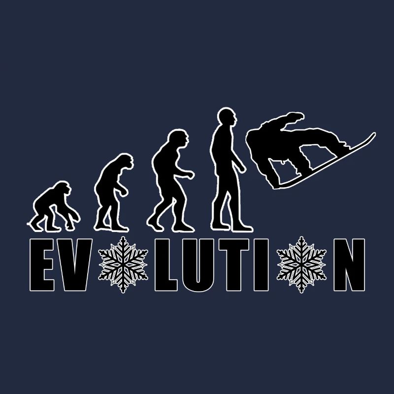EVOLUTION SNOWBOARD Schnee Winter Geschenk