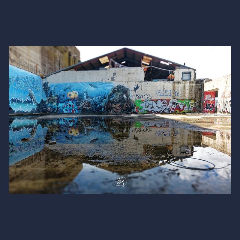 Reflets Urbains – Graffiti Bleu