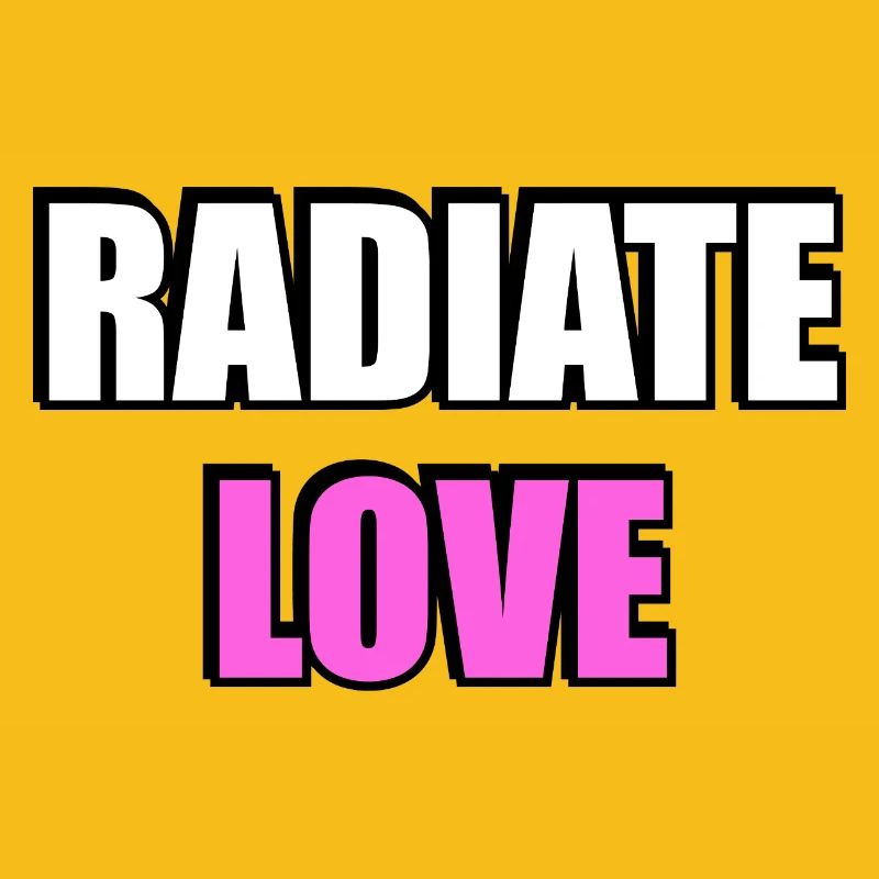 Radiate Love Bold Typography