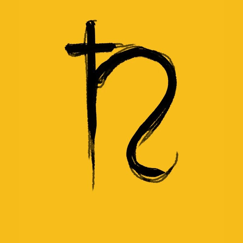Symbole d’astrologie de Saturne