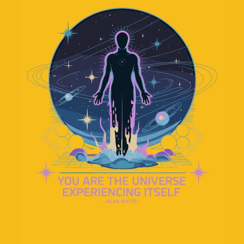 Être céleste | Alan Watts Citation Conception