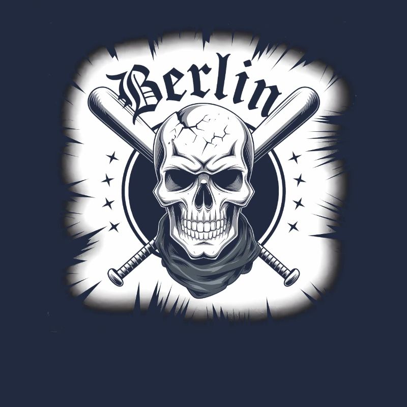 Conception d’épées croisées crâne de Berlin