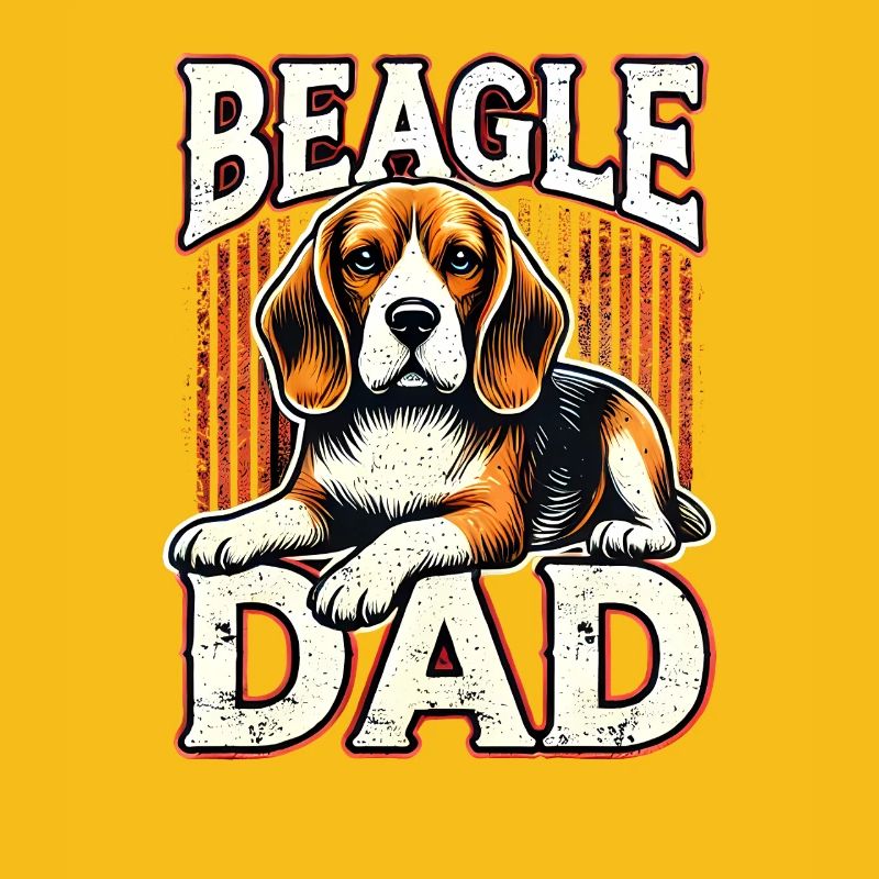Beagle Dad Graphic