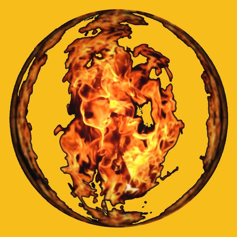 Feu Boule de verre