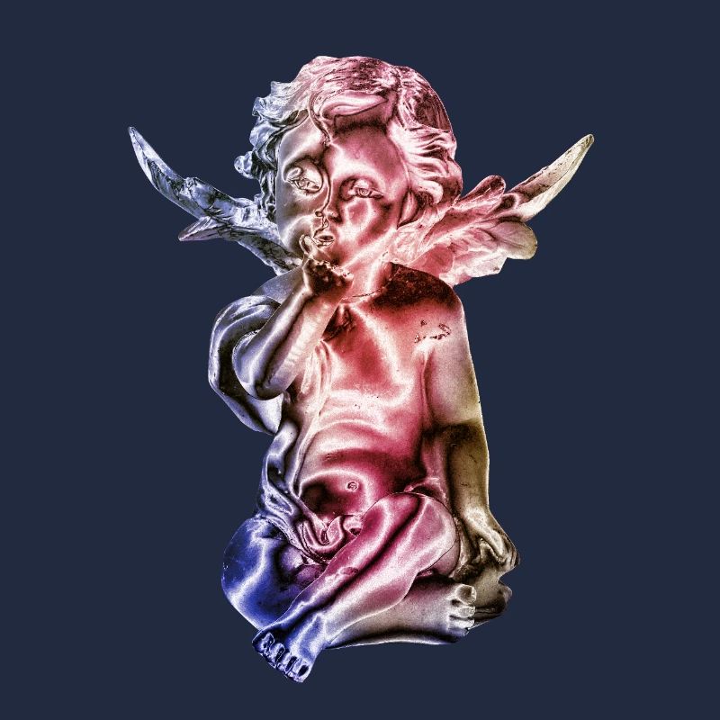 Angel Sculpture Gradient
