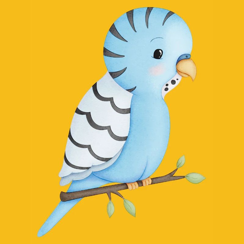 mignon oiseau perruche