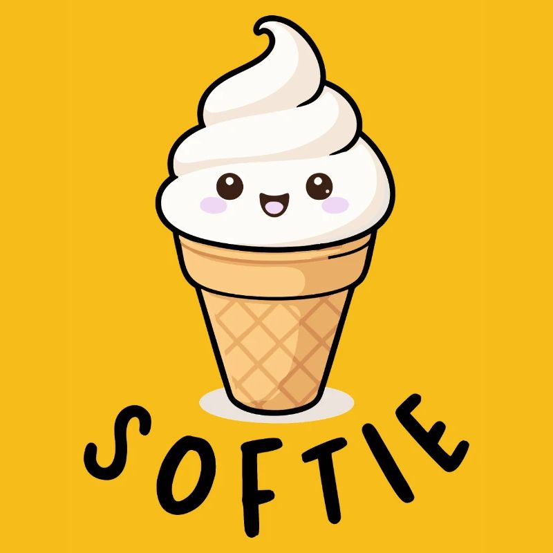 Softie Softeis Lover Eiscreme Icon Geschenk