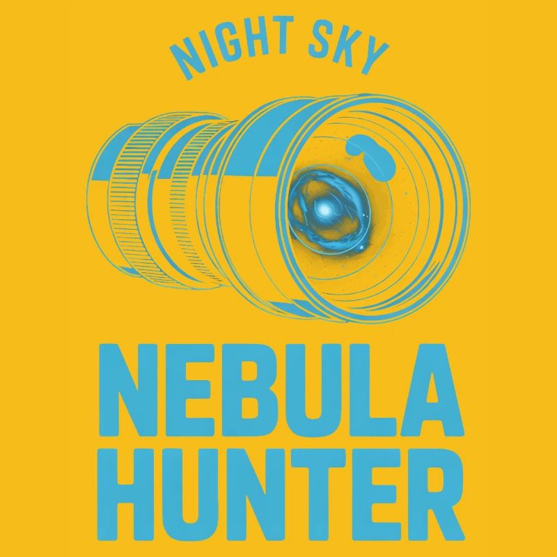 Nebula Hunter Night Sky Telescope Tee
