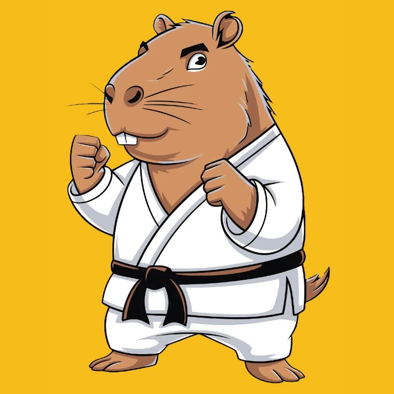 Karate Hamster in Gi
