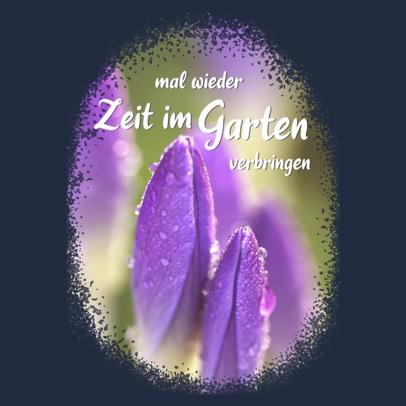Profitez à nouveau du temps dans le jardin crocus fleur violette