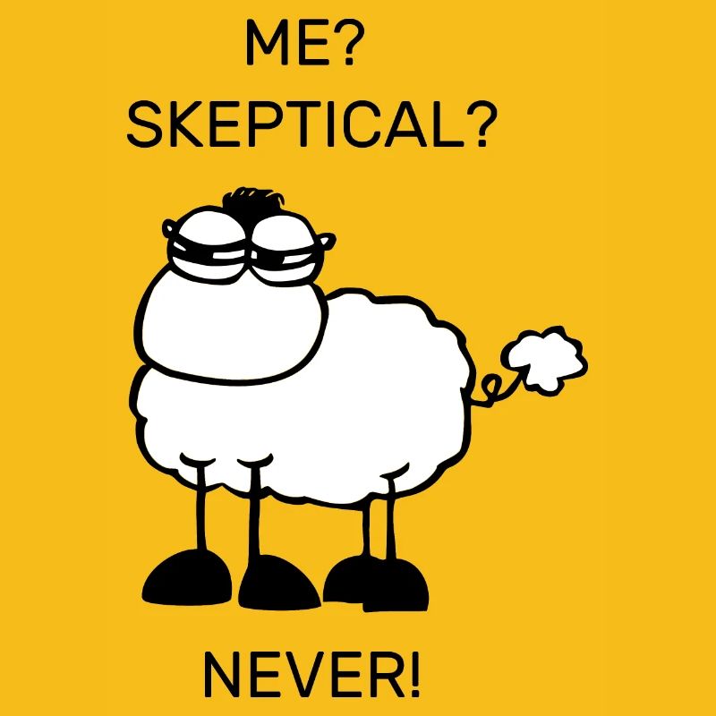 Skeptisches Schaf