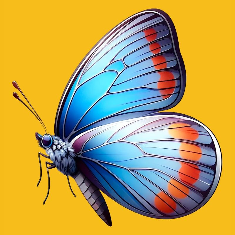 papillon bleu