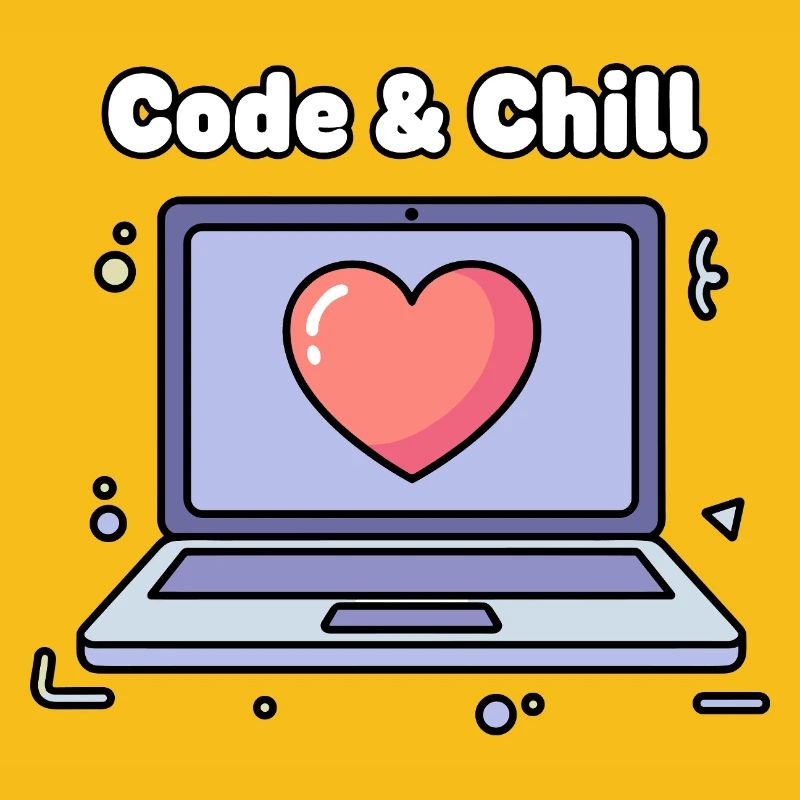 Code & Chill Herz Laptop