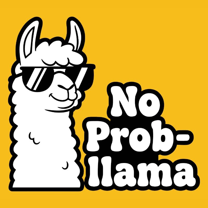 Impression contrastée No Prob Llama