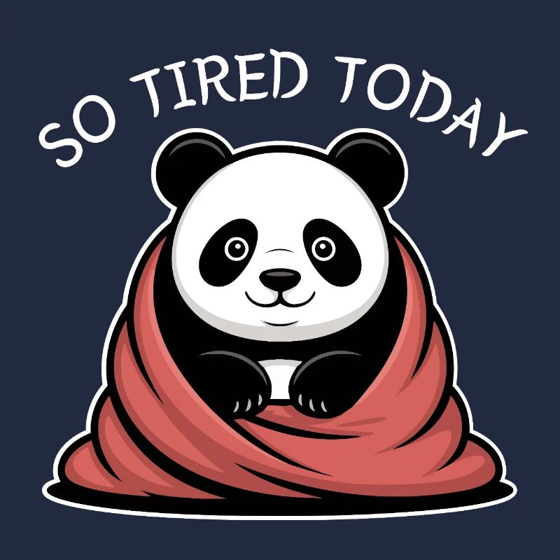 Panda Cuddle Dream Under Blanket