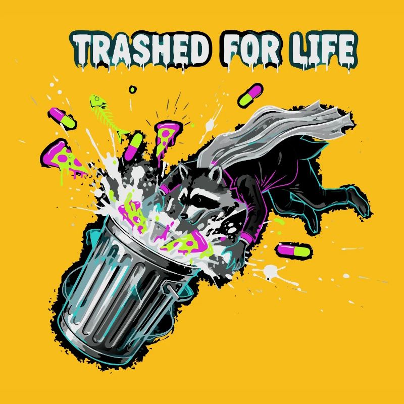 Trashed for Life Waschbär