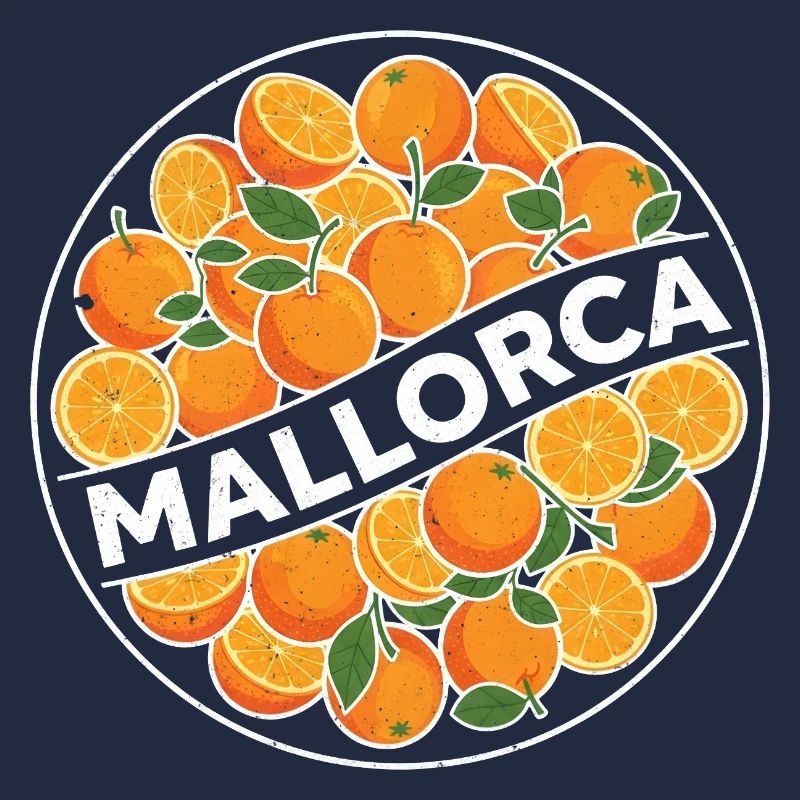 Mallorca Oranges Circle Logo