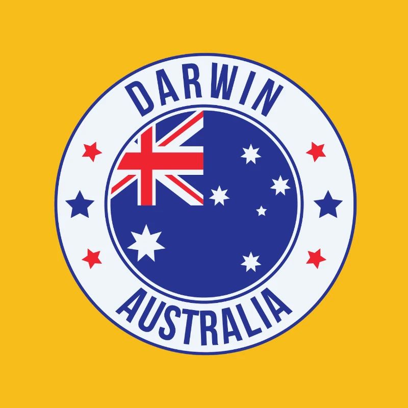 Darwin Australia Emblem Patch