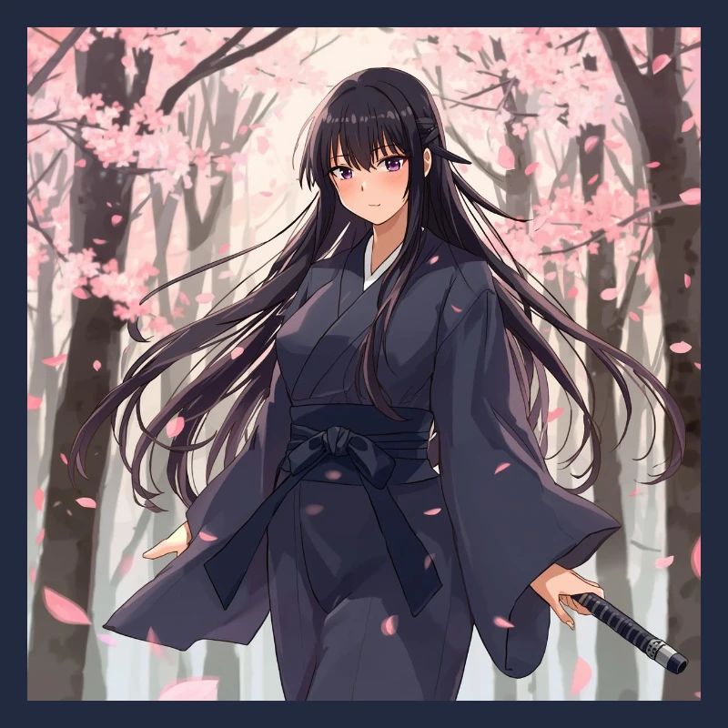 Sakura Samurai im Wald