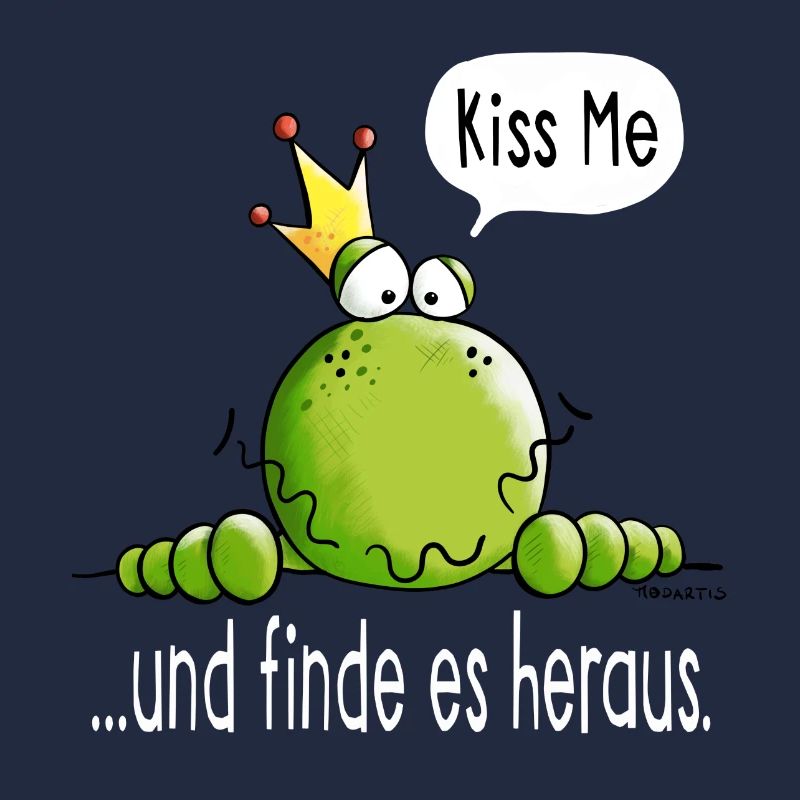 Küss mich oder finde es heraus - Frosch - Geschenk