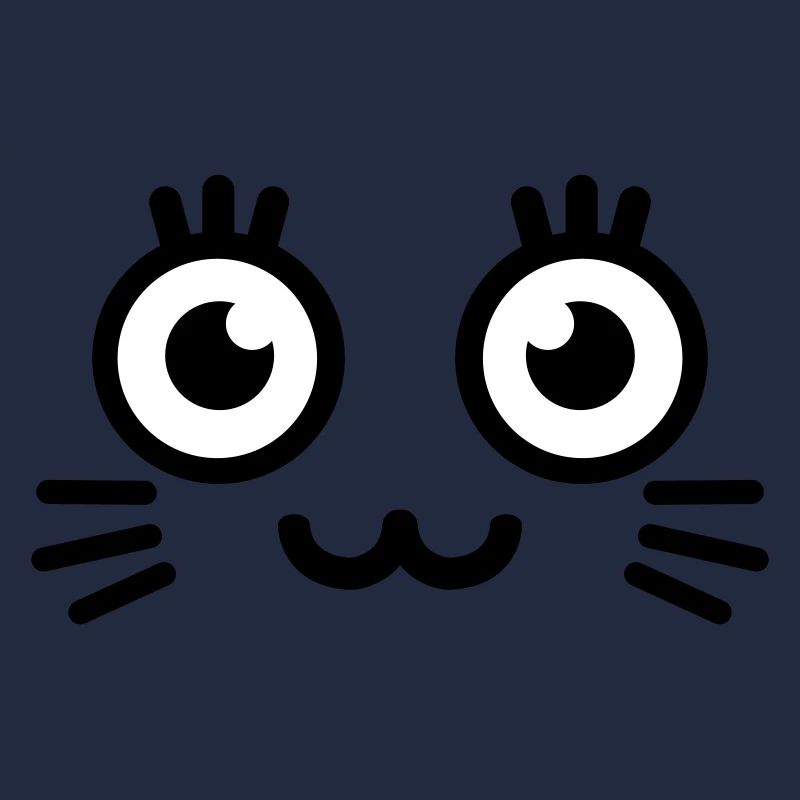 visage mignon de minou