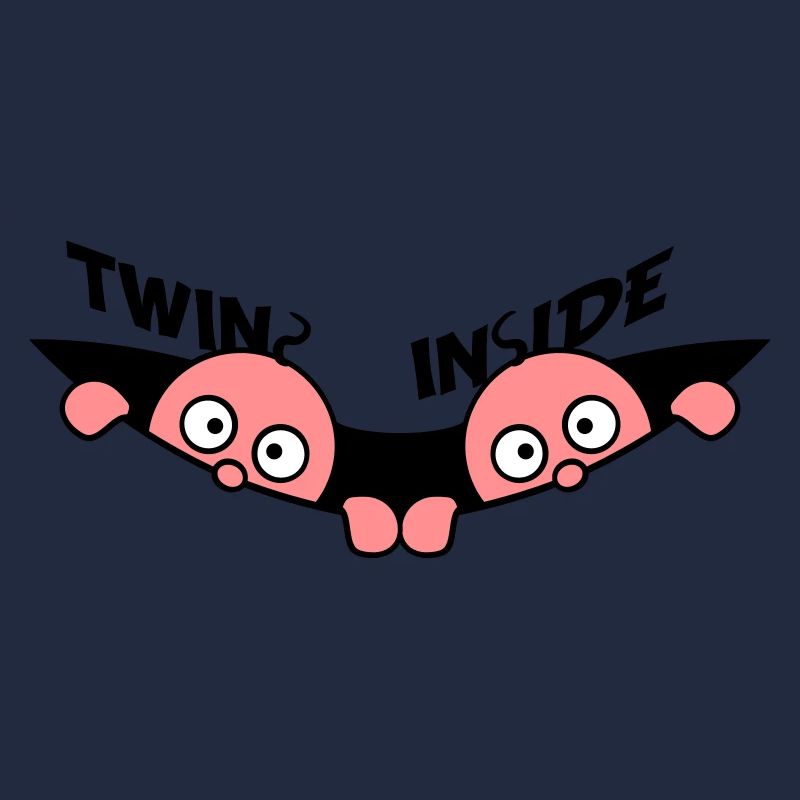Twins Inside Zwillinge 2 Babys Schwanger Bauch