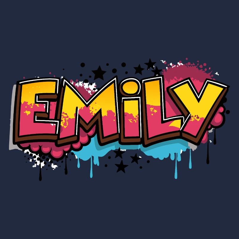 Emily Graffiti Cool Nom Prénom