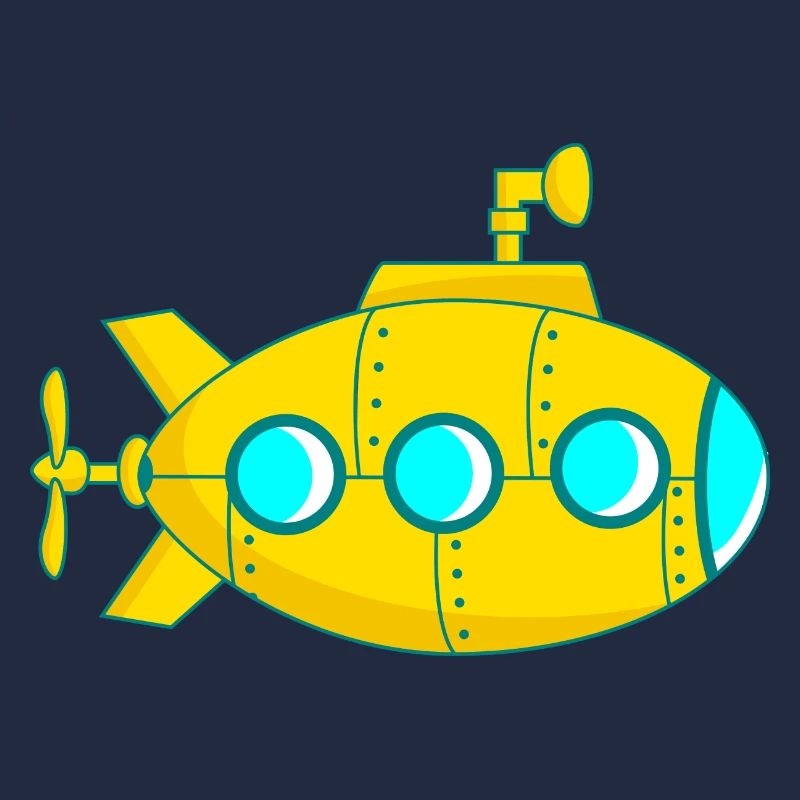 Sous-marin jaune