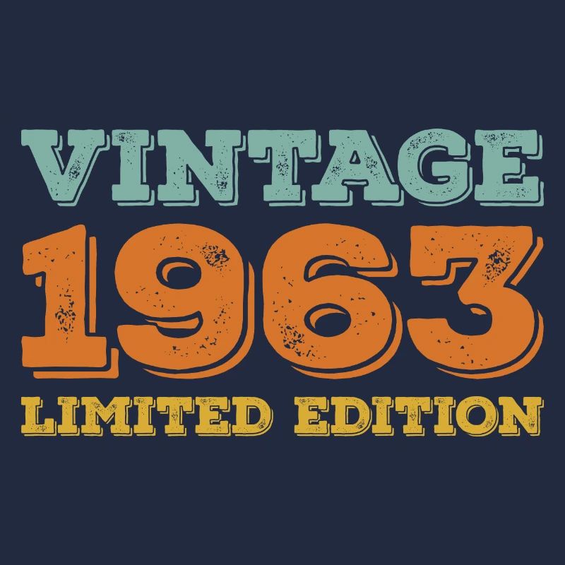 Vintage 1963 Limited Edition Retro Classic- b day