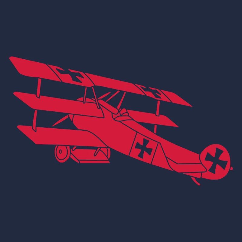 Fokker Airplane Flugzeug Roter Baron Red World War