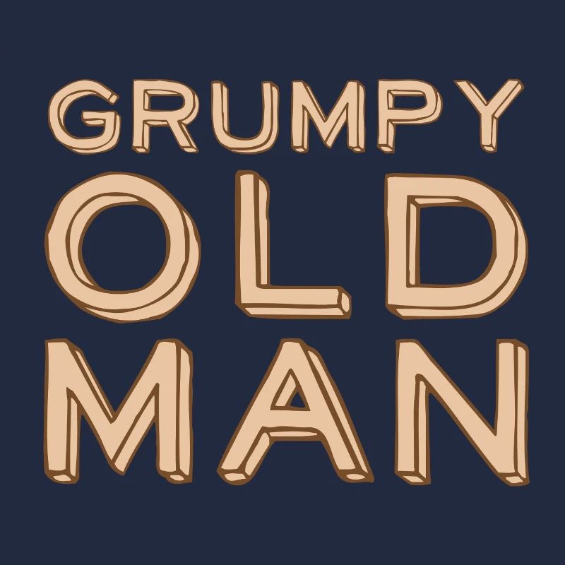 Grumpy old man