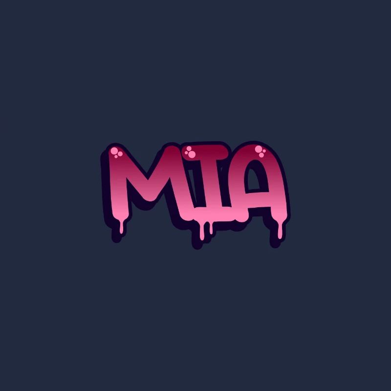 Graffiti prénom Mia