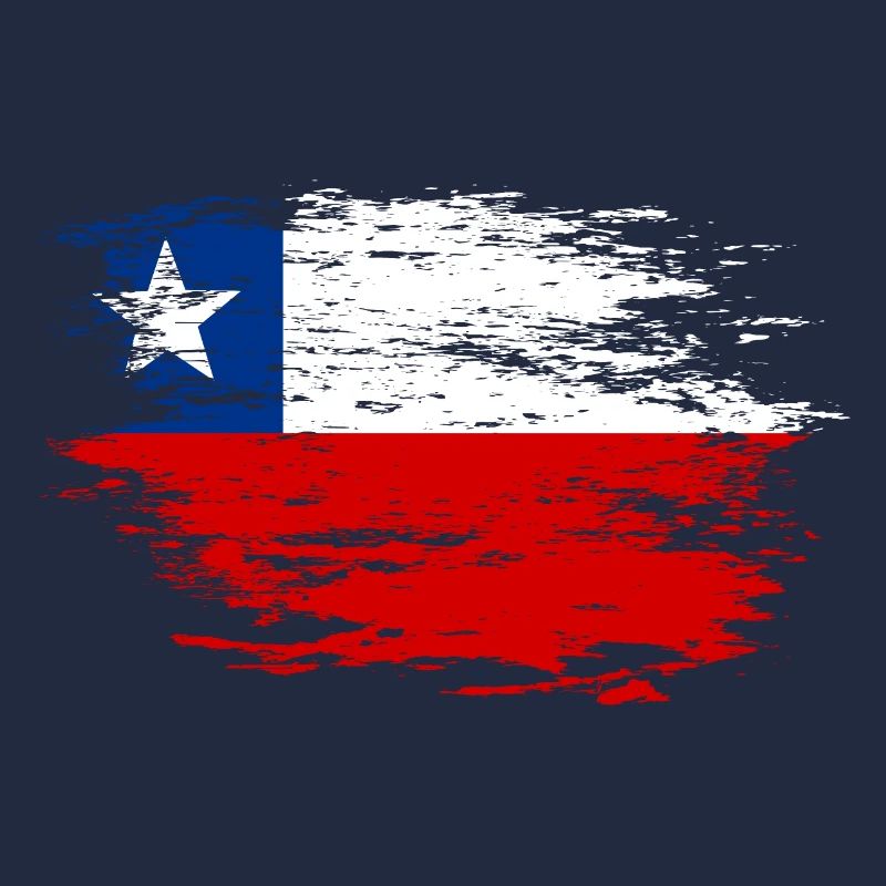 Drapeau chilien utilisé