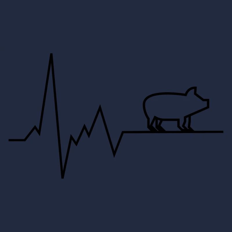 cochon de rythme cardiaque