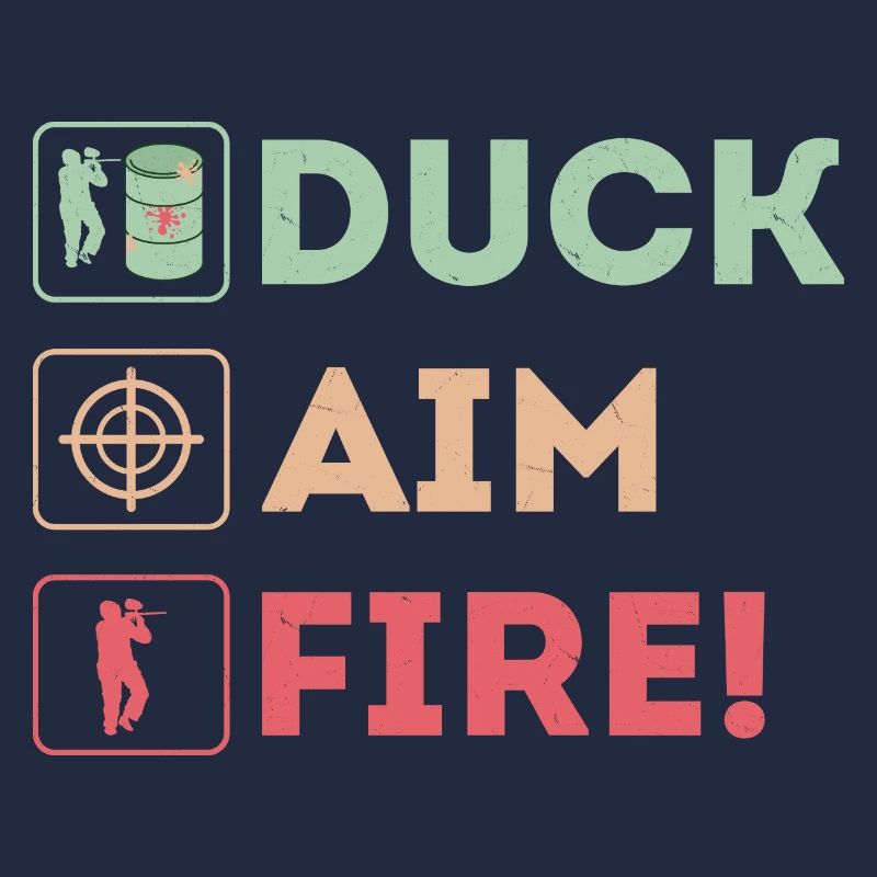 Duck, Aim, Fire! Paintball Tactical Player