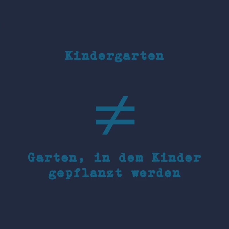 back to school: Kinder-Garten