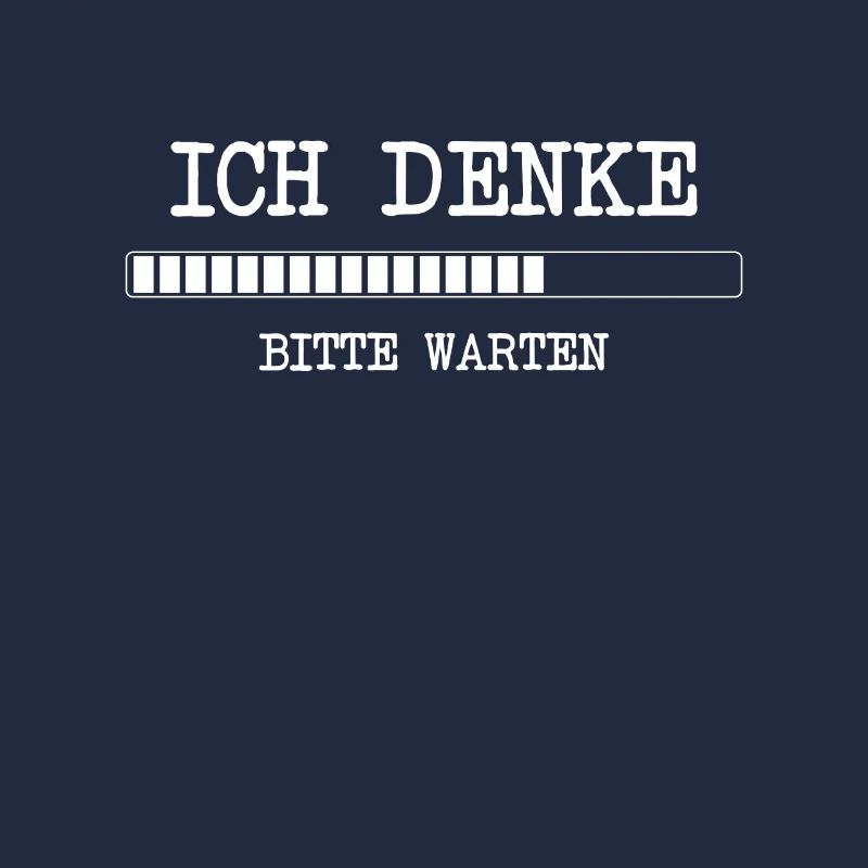 lustige Programmierer Ich denke bitte warten Idee